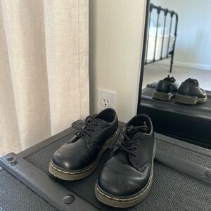 Dr. Martens Black Kids Shoes